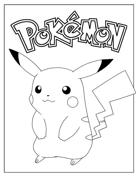 Pikachu Coloring Pages (Free PDF Printables)